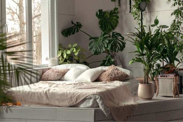 Decorate The Bedroom With Greenery 